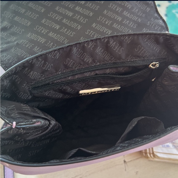 Steve Madden purple shoulder purse - Picture 2 of 5